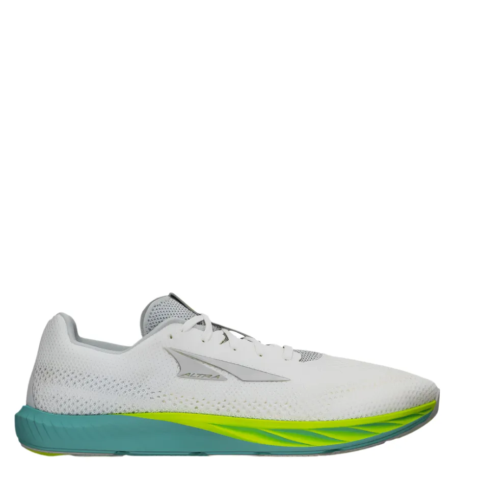 sequin - decorated running wear Pebax Technology Altra Men's Escalante Racer 2 Running Shoes in White/Lime AW25
