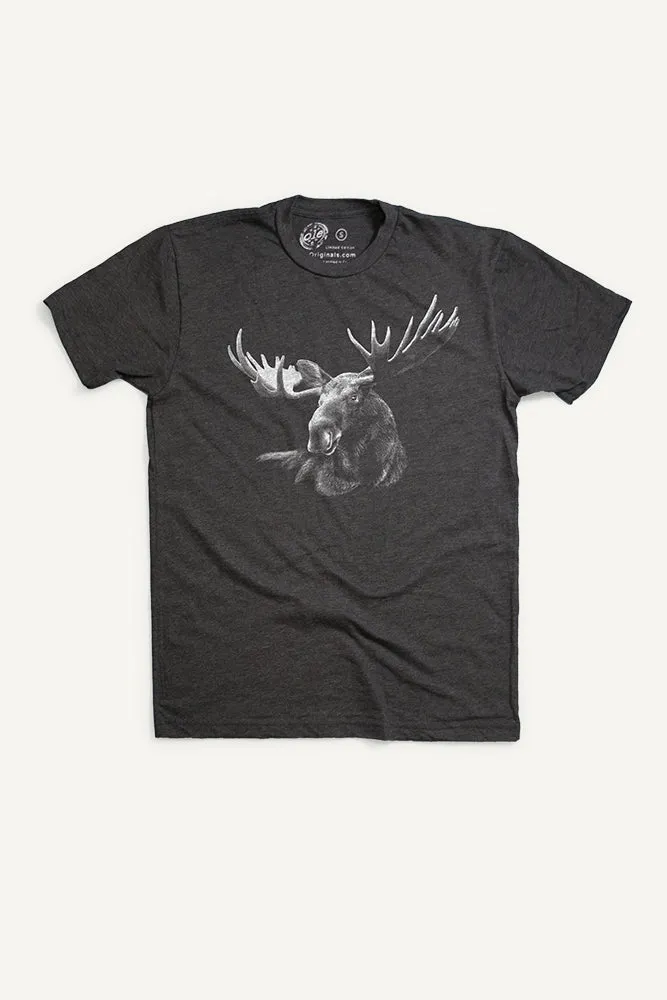 Office Attire Moose T-Shirt (Mens)
