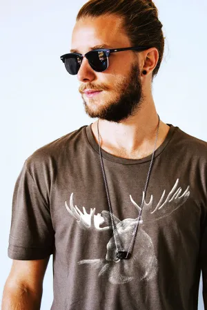 Moose T-Shirt (Mens) Performance Fit Elderly Comfort