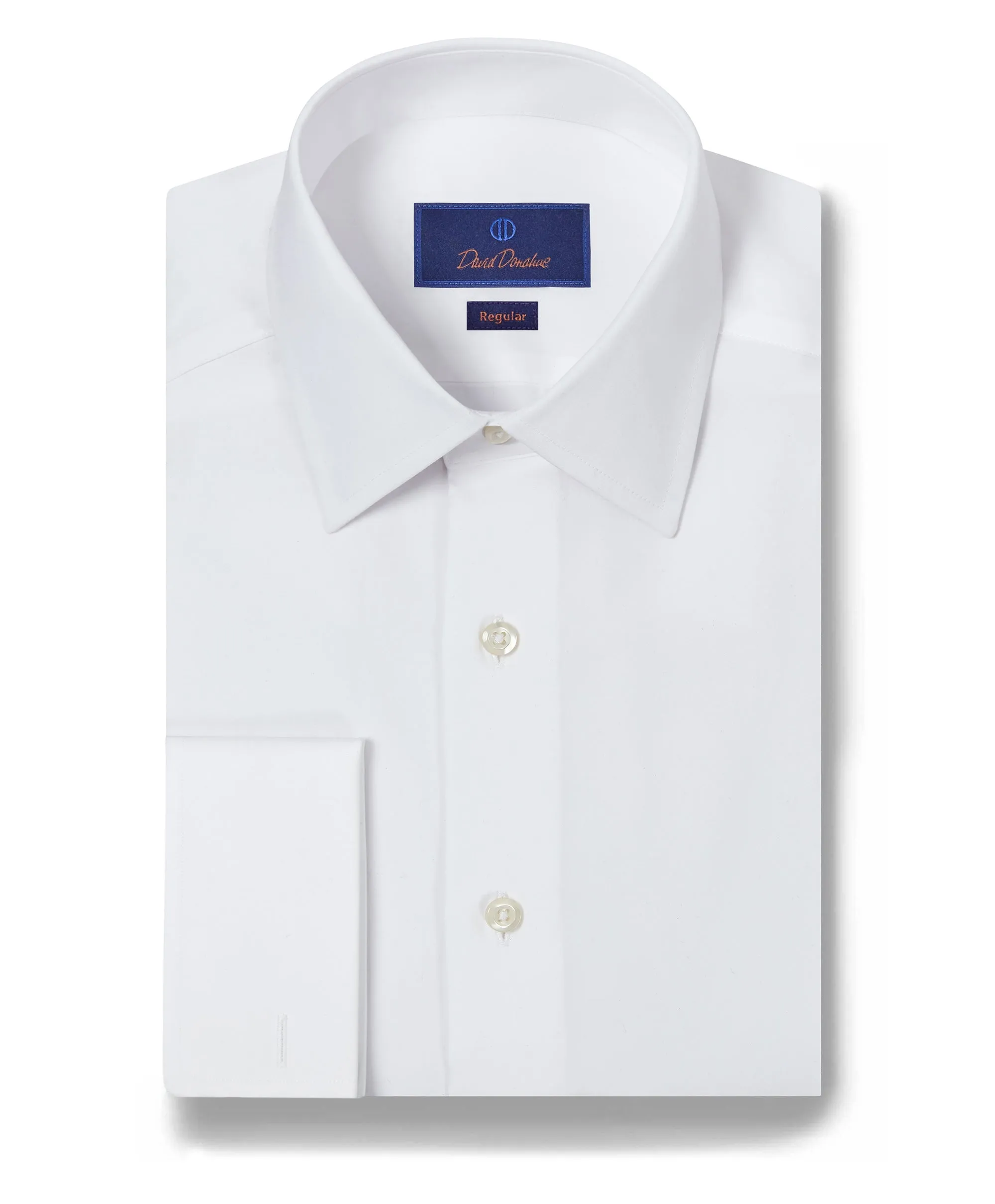 RFCSP6110110 | White Broadcloth French Cuff Dress Shirt Graduation Attire