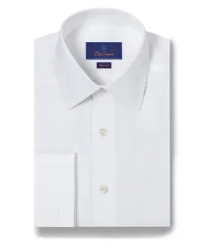RFCSP6110110 | White Broadcloth French Cuff Dress Shirt Graduation Attire