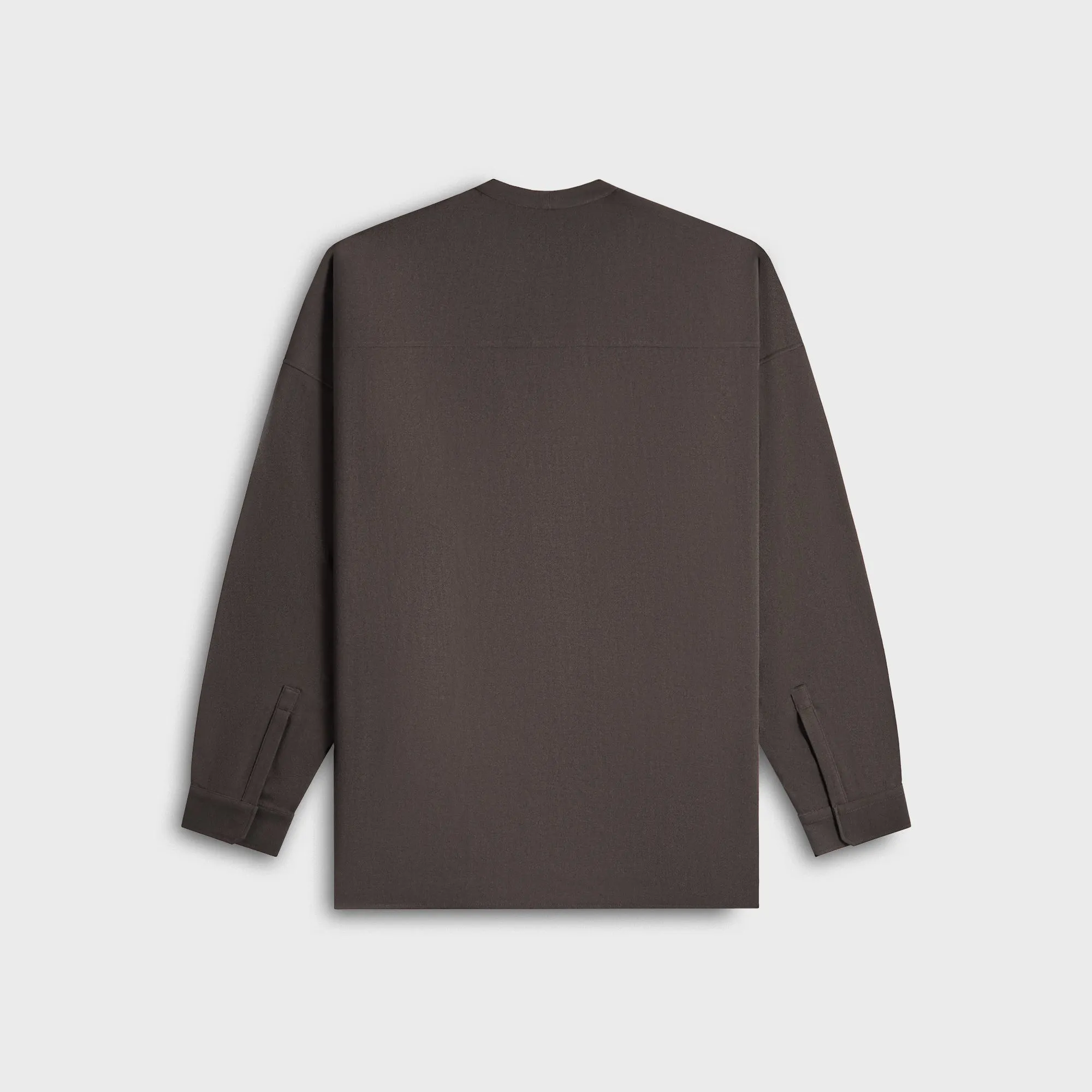 AntiPilling Finish Rick Owens Lido Larry Shirt - Dark Dust