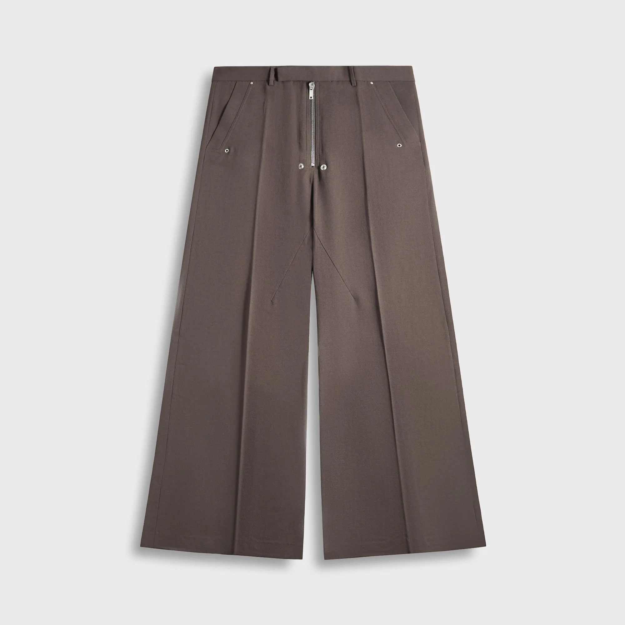 Rick Owens Tailored Wide Belas - Dardkust Polyester fabric Fast Move