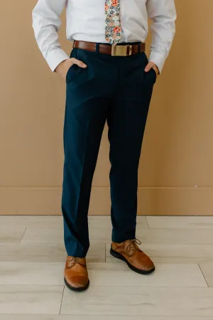 Legacy Suit Pant Navy Essential Comfort Wear