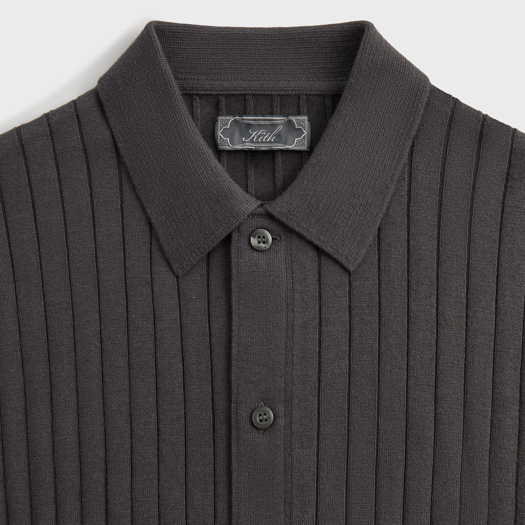 Sleek Casual Kith Rhys Knit Stripe Buttondown - Shift