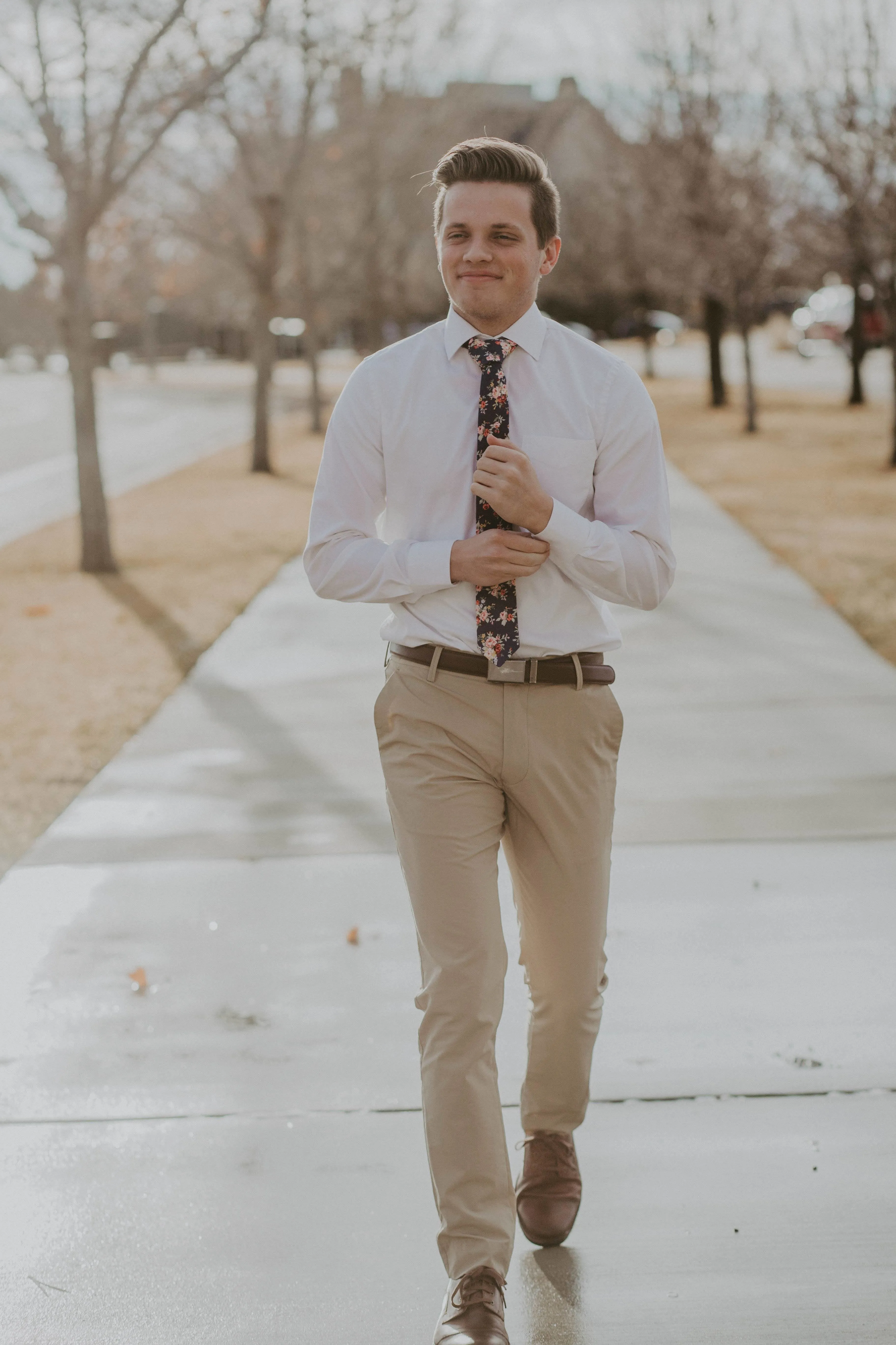 Robbins & Brooks Slim Flex Pants Tan, Original Design Quick Dry Fit Perfect Design