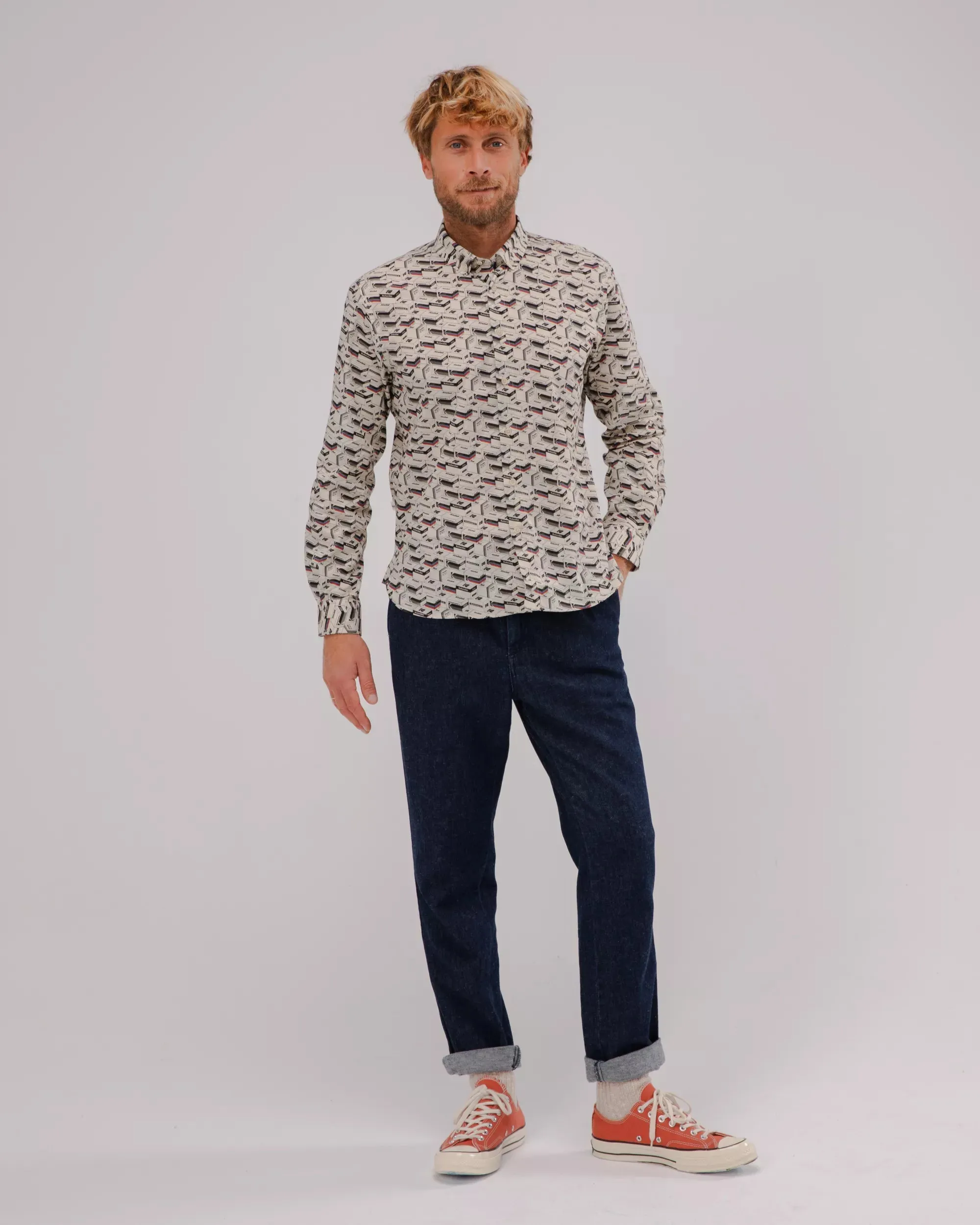 Flexible Material Kodak Film Shirt Ecru