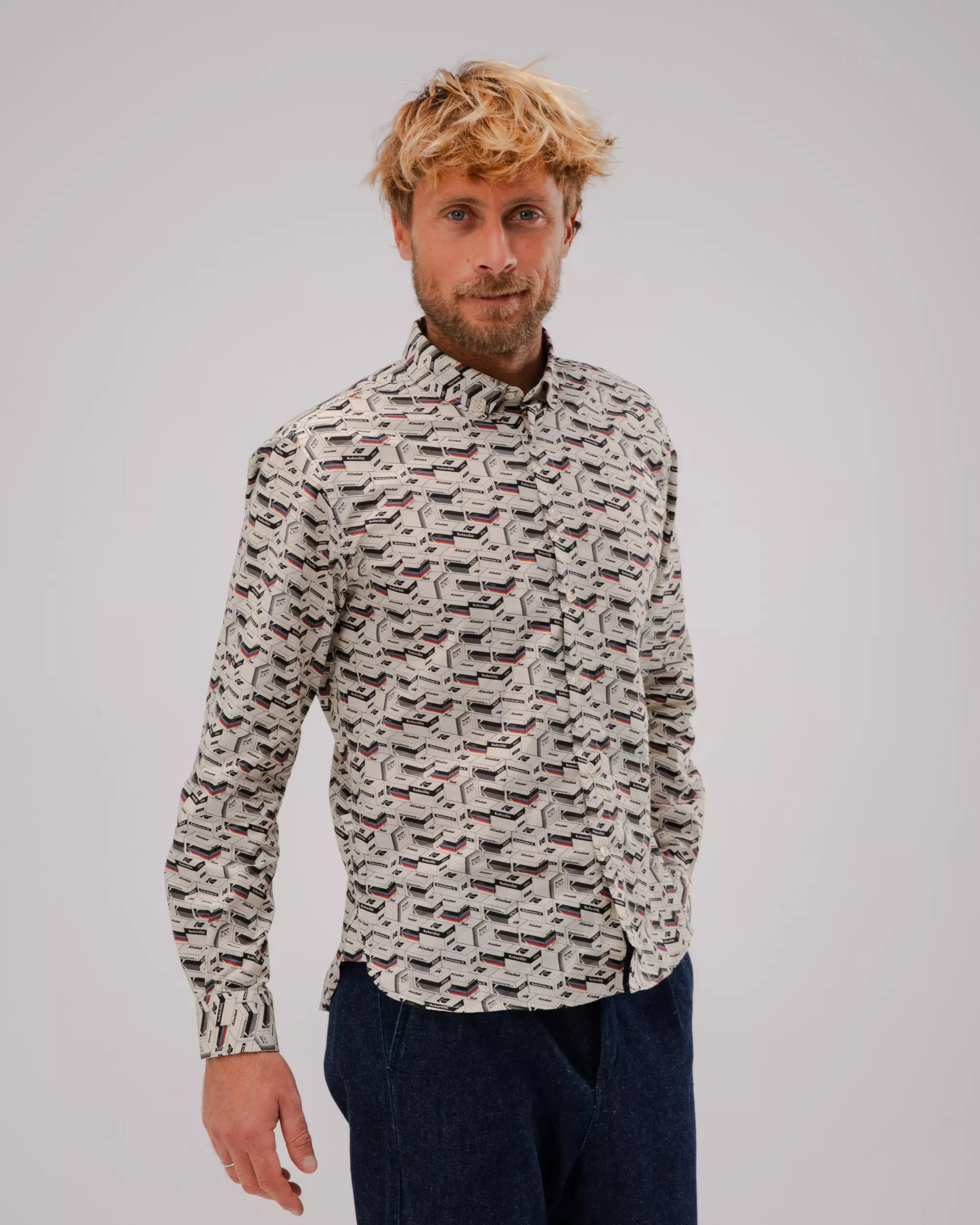 UV Protective Coating Kodak Film Shirt Ecru