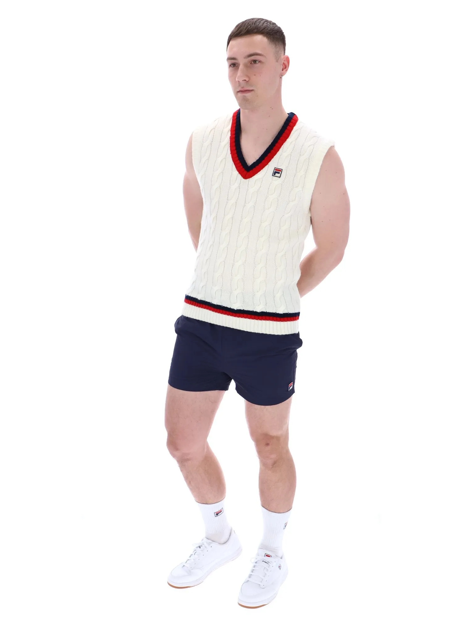 UV Protective Coating Rufus Archive Cable Knit Vest