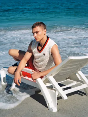 Rufus Archive Cable Knit Vest Multi Purpose Wear Chic Outfit