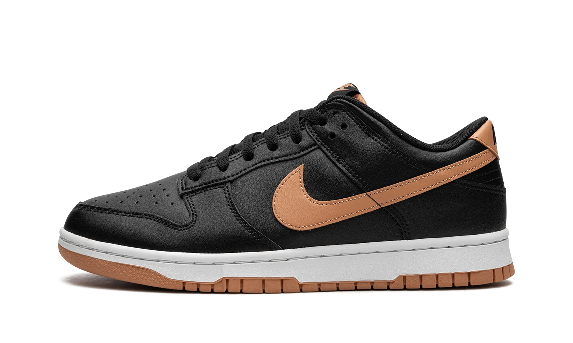 Dunk Low "Black / Amber Brown" Jump Stability Cushioned Footbed