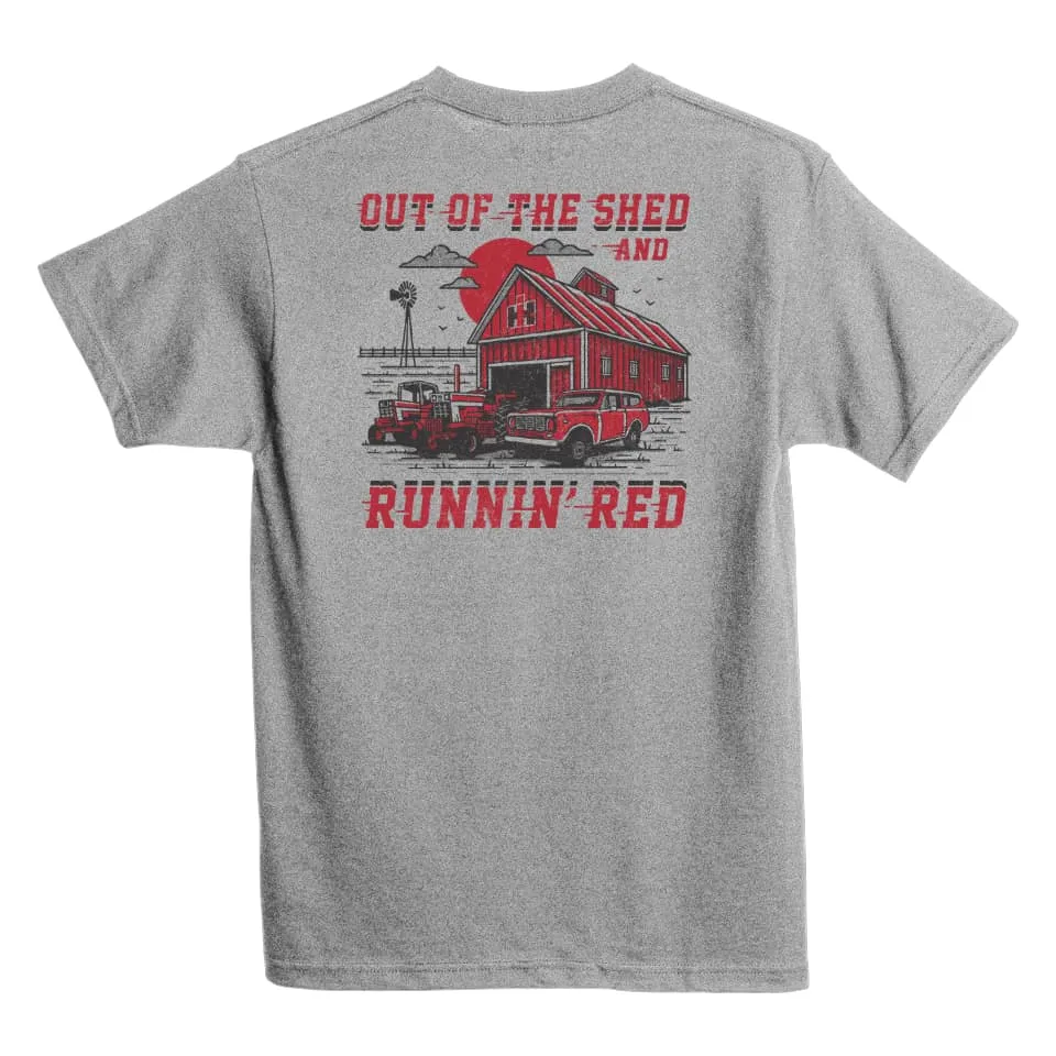 Luxury clothing Runnin' Red Out of The Shed Tee