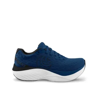Waterproof Design running with a removable insole Topo Atmos Men's Running Shoes Navy/White AW24