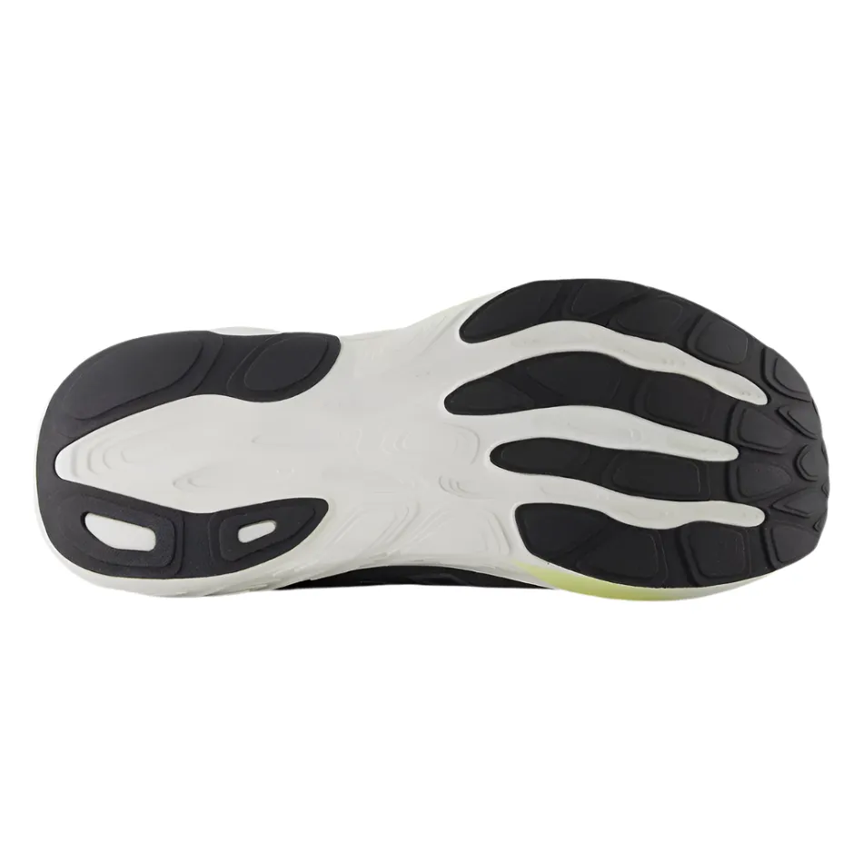 New Balance Men's 880 V15 Running Shoes in Black/Winter Grass/Castlerock AW25 gravel running shoes running in a light rail station area shoes