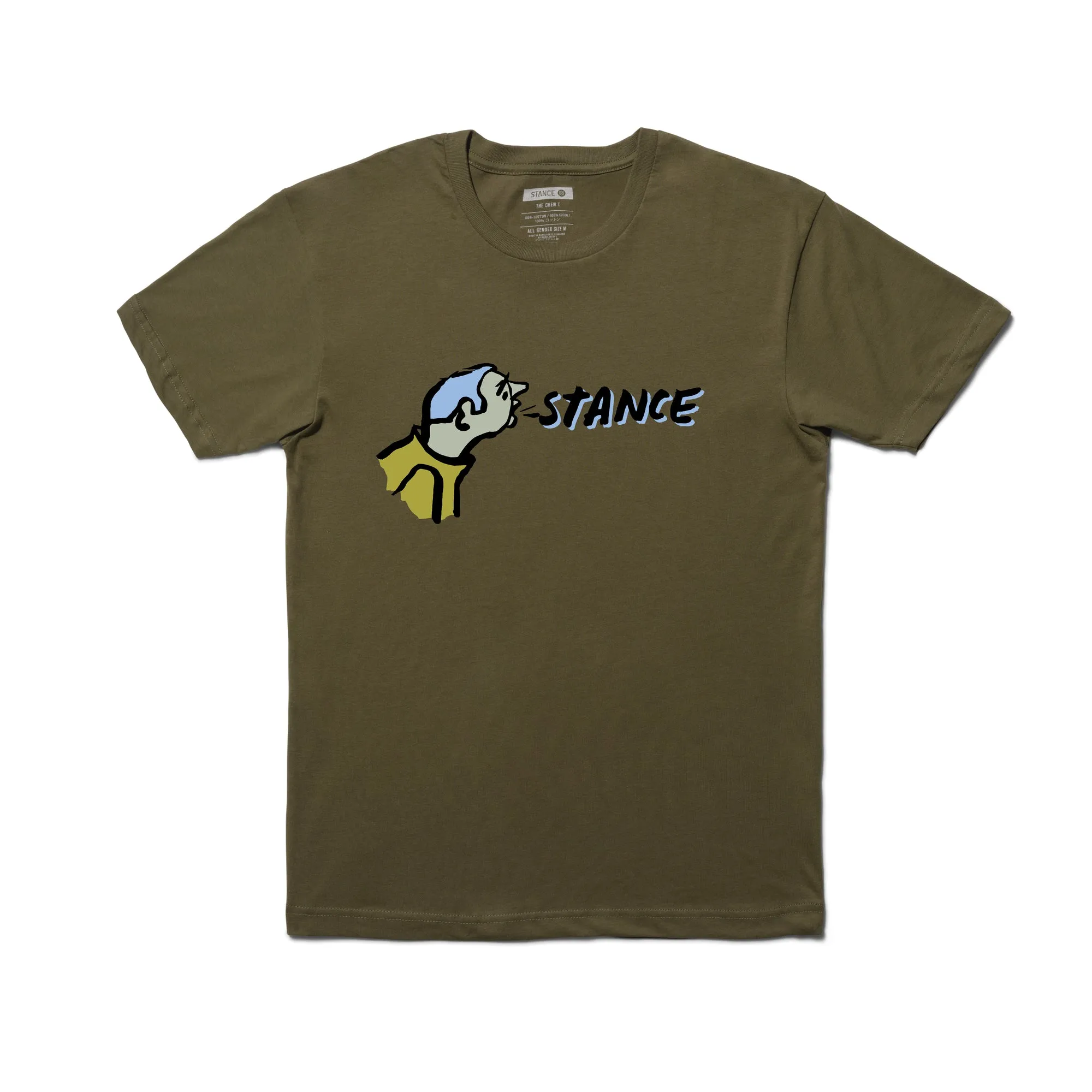 EcoFriendlyMaterial Cozy Vibe Russ Pope x Stance T-Shirt