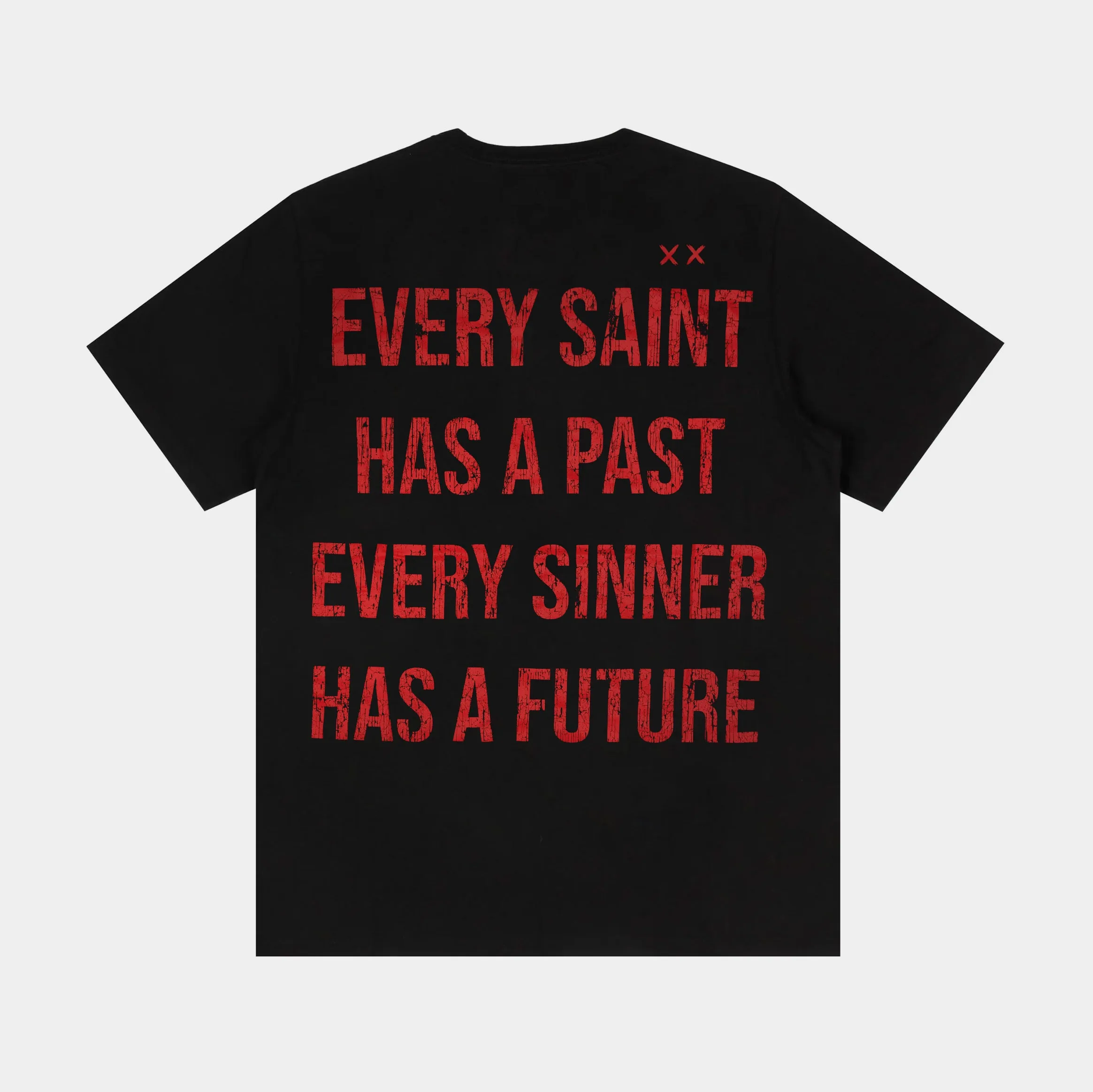 graduation Saints and Sinners Mens Short Sleeve Shirt (Black/Red)