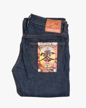 Urban Fit Quick Match Samurai Jeans S5000VX II Zero Model Straight Fit 17oz Bushido Selvedge Mens Jeans - Onewash