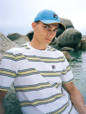 polo neck Sanders Yarn Dye Stripe T-Shirt