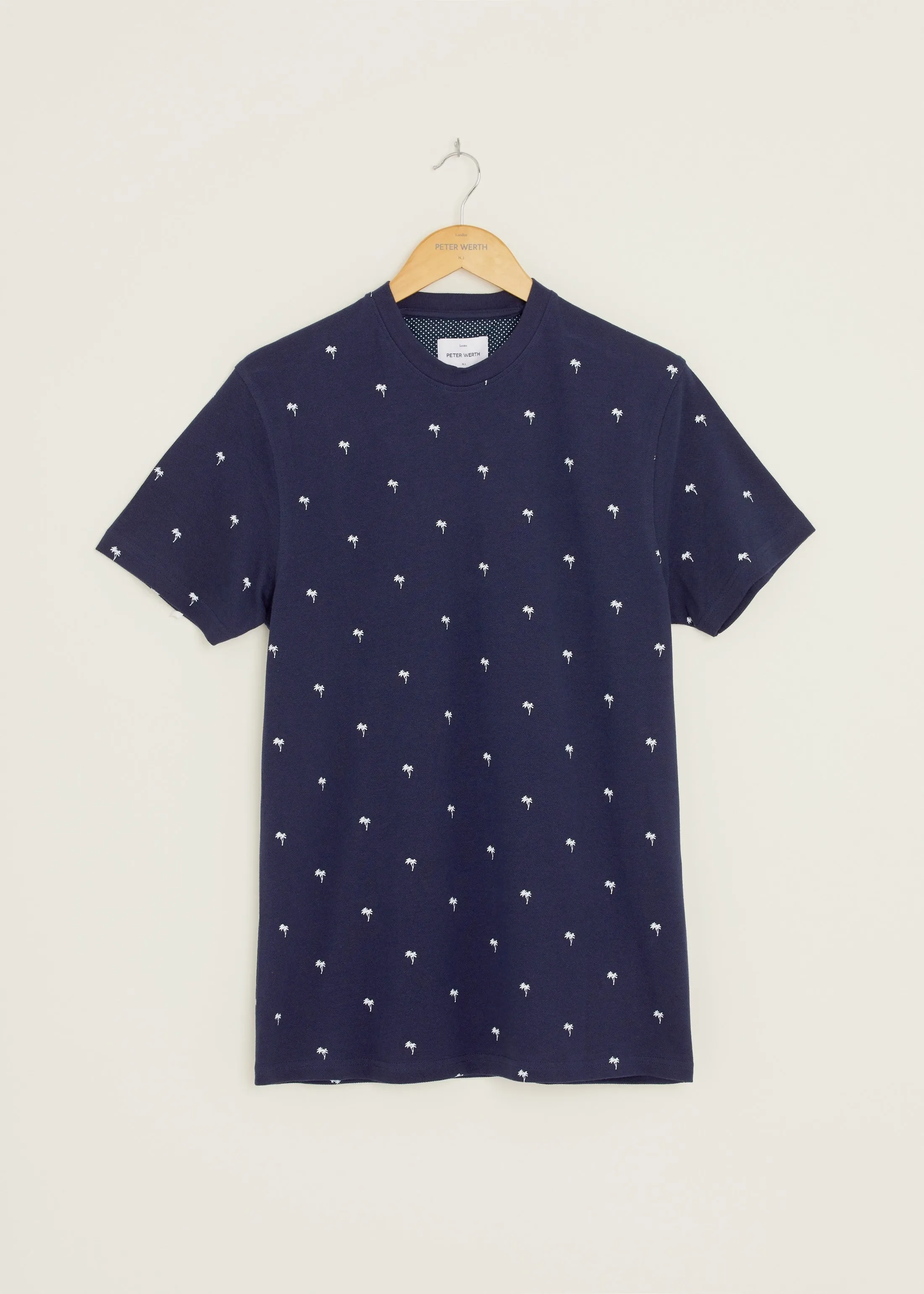 AbrasionResistant Material Night Charm Sandunes T-Shirt - Navy