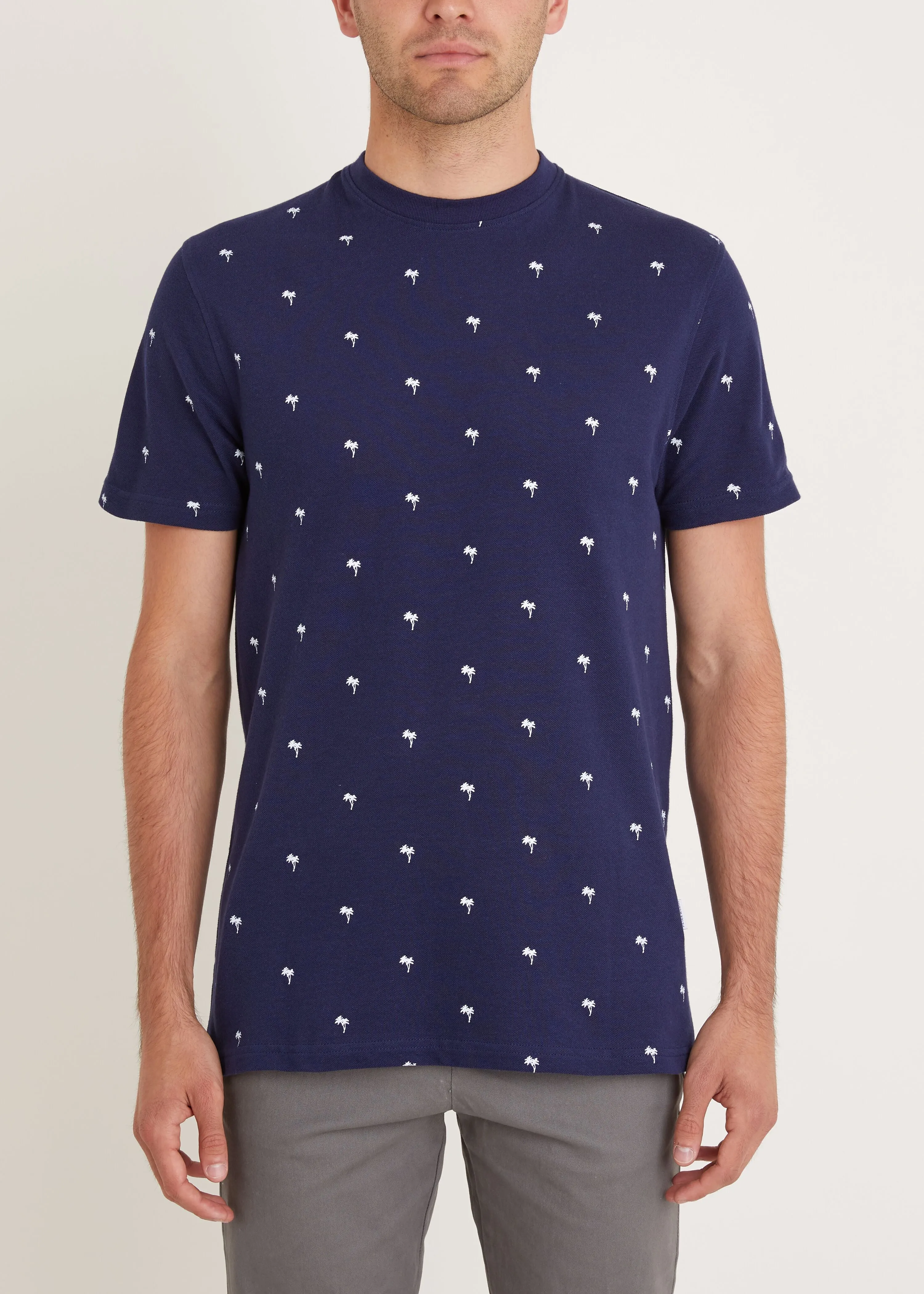 Light Layer NonSlipGrip Sandunes T-Shirt - Navy