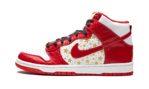 Low Top Style Smooth Finish SB Dunk High Pro "Supreme - Red Stars (2003)"
