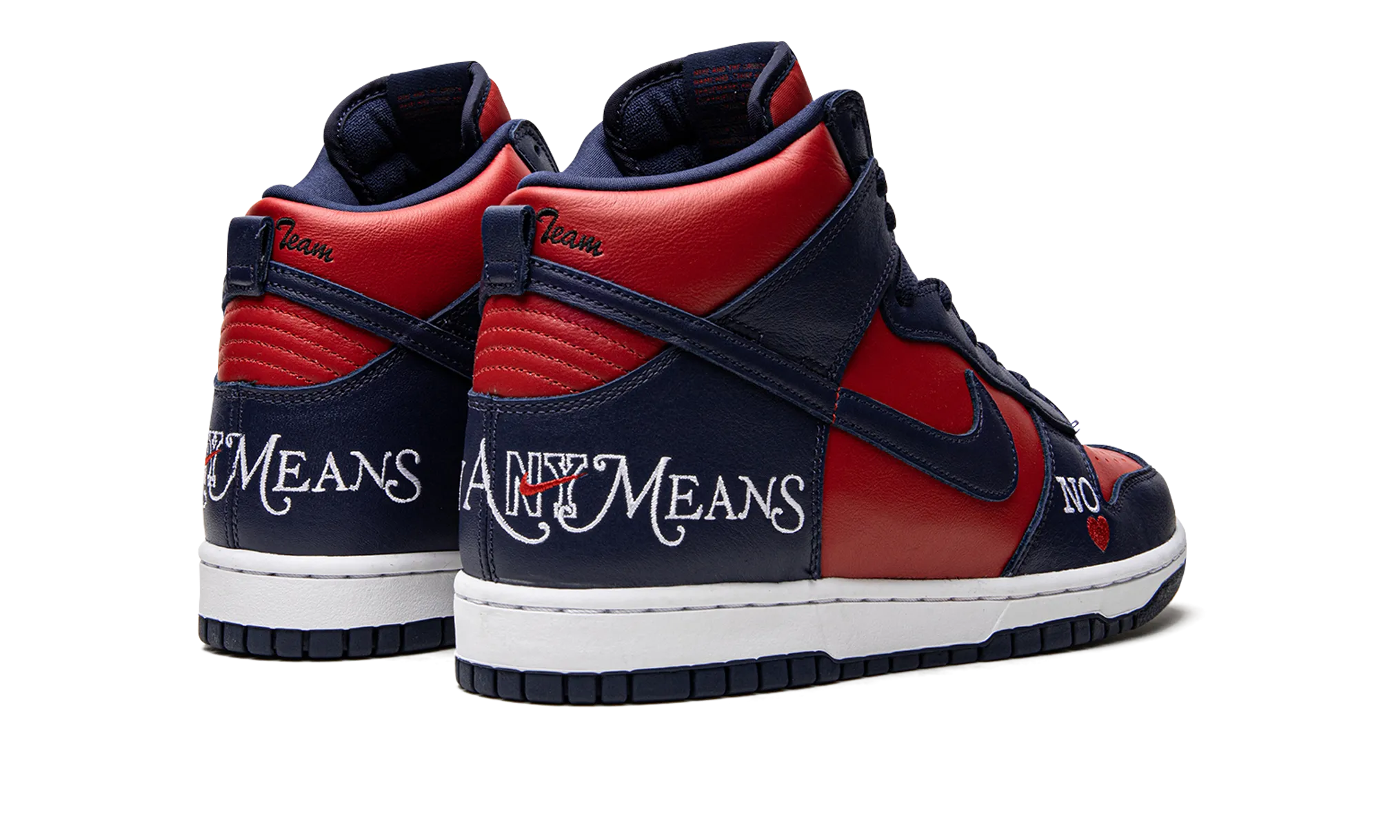SB Dunk High "Supreme - By Any Means - Navy/Red" Skate Performance Gear Trend Setting