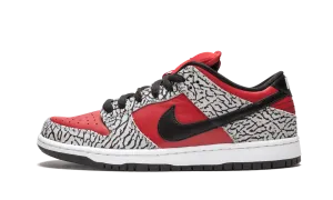 SB Dunk Low Premium "Supreme - Red Cement" Sweat Wicking