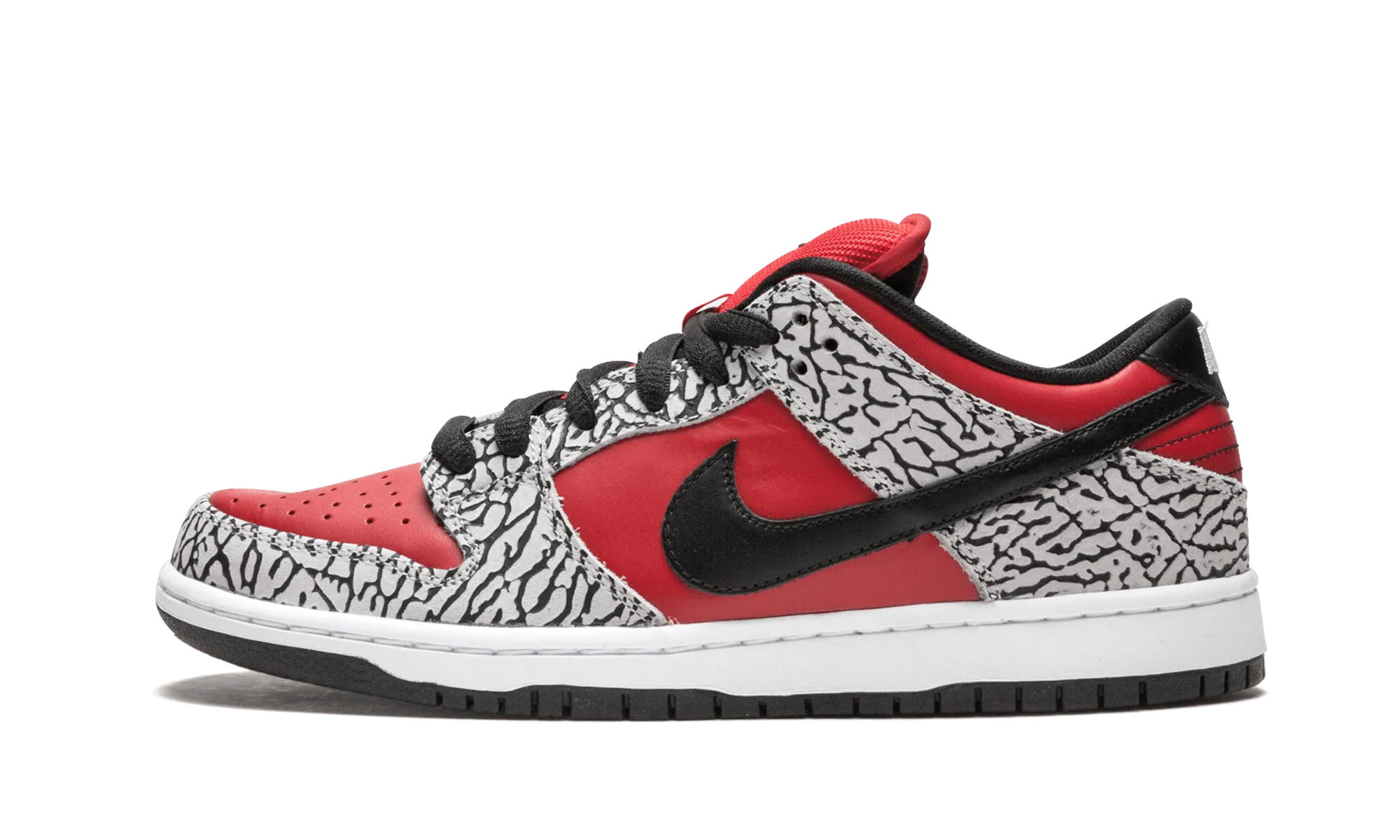 SB Dunk Low Premium "Supreme - Red Cement" Sweat Wicking