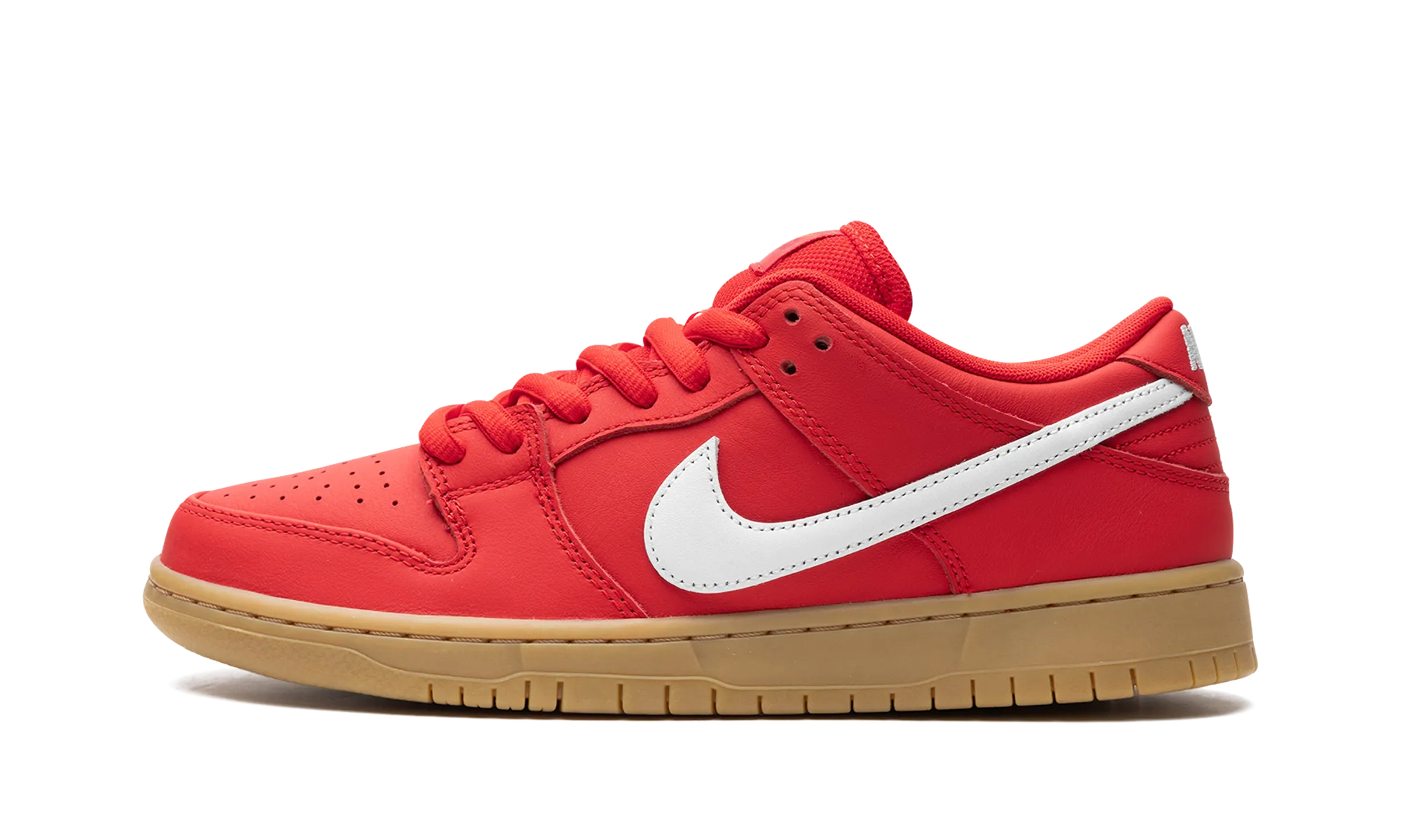 Street Walk SB Dunk Low Pro "University Red Gum"