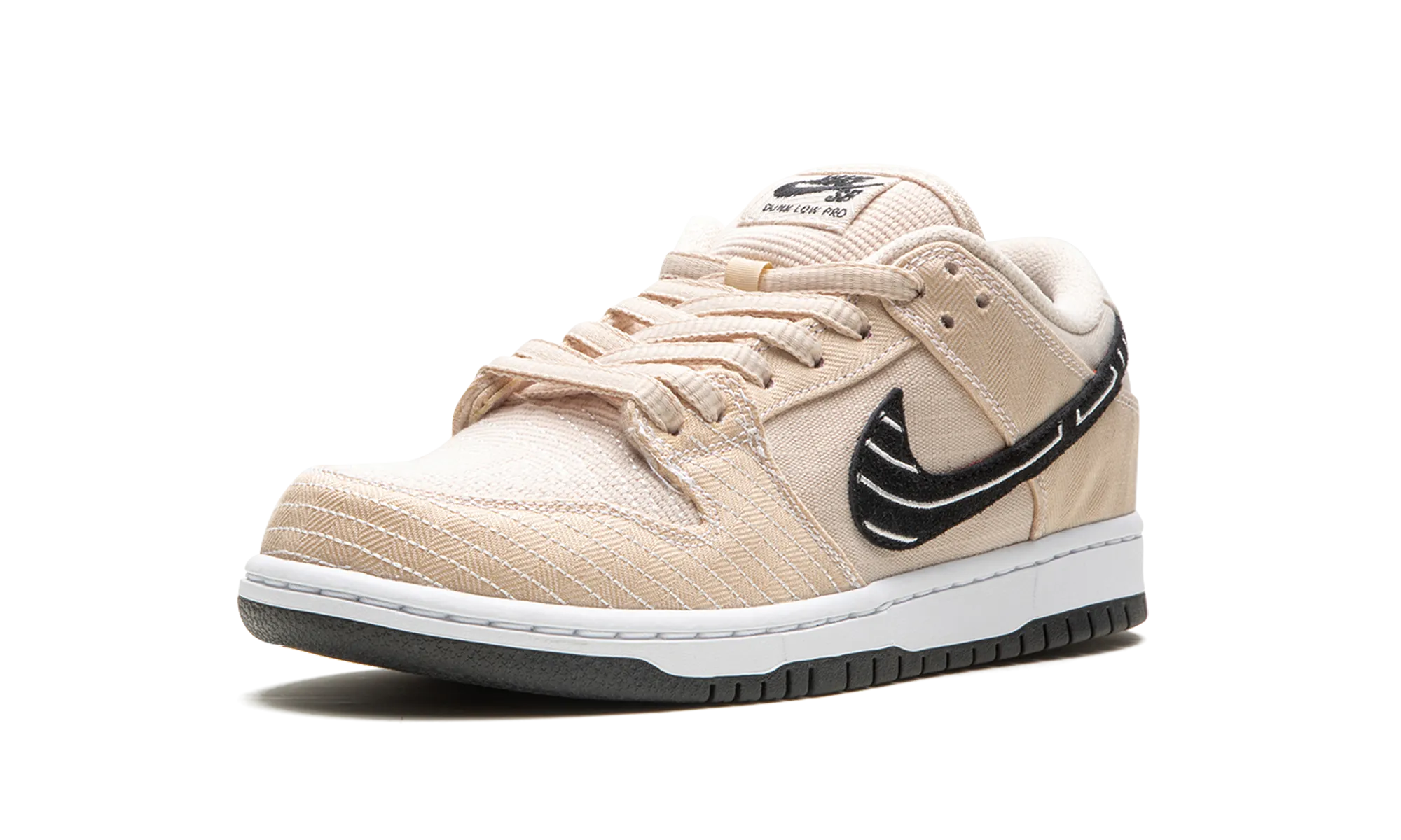 Anti   Slip Design Flex Ride SB Dunk Low "Albino & Preto - Jiu Jitsu"