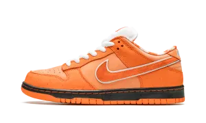 suede upper Comfortable fit SB Dunk Low "Concepts - Orange Lobster Special Box"