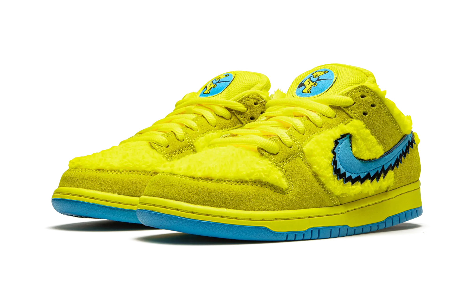 SB Dunk Low "Grateful Dead - Yellow Bear" Stylish Appearance Pro Skate Look