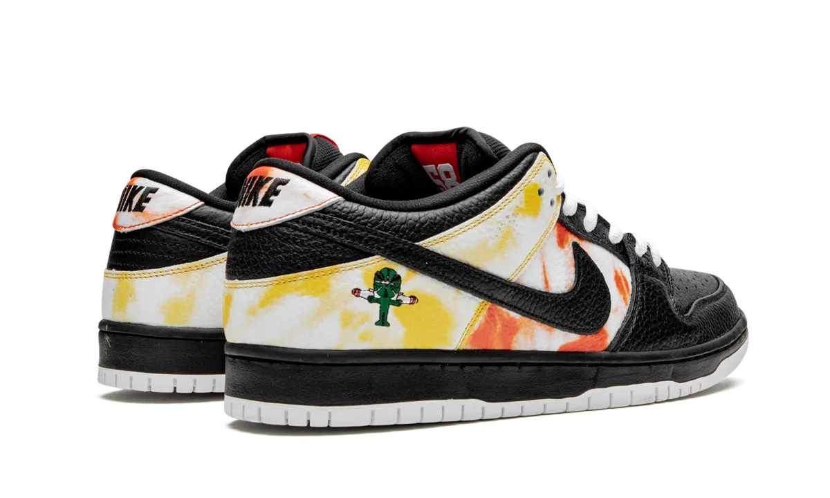 SB Dunk Low "Tie-Dye Rayguns 2019 - Black" Quick Action Performance Skate Ready Performance