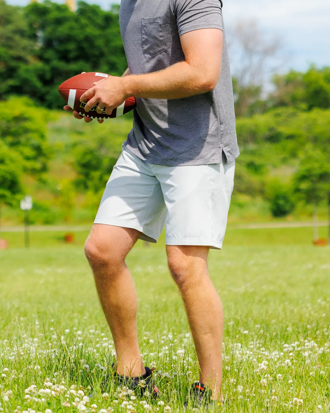 Sleek Waistband Scramble Men's Short - Cool Gray