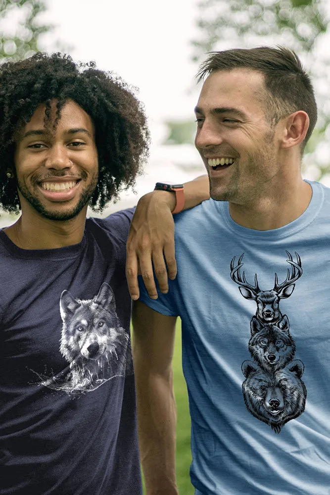 Sea Wolf T-Shirt (Mens) Cozy Vibe Anti Pilling Finish