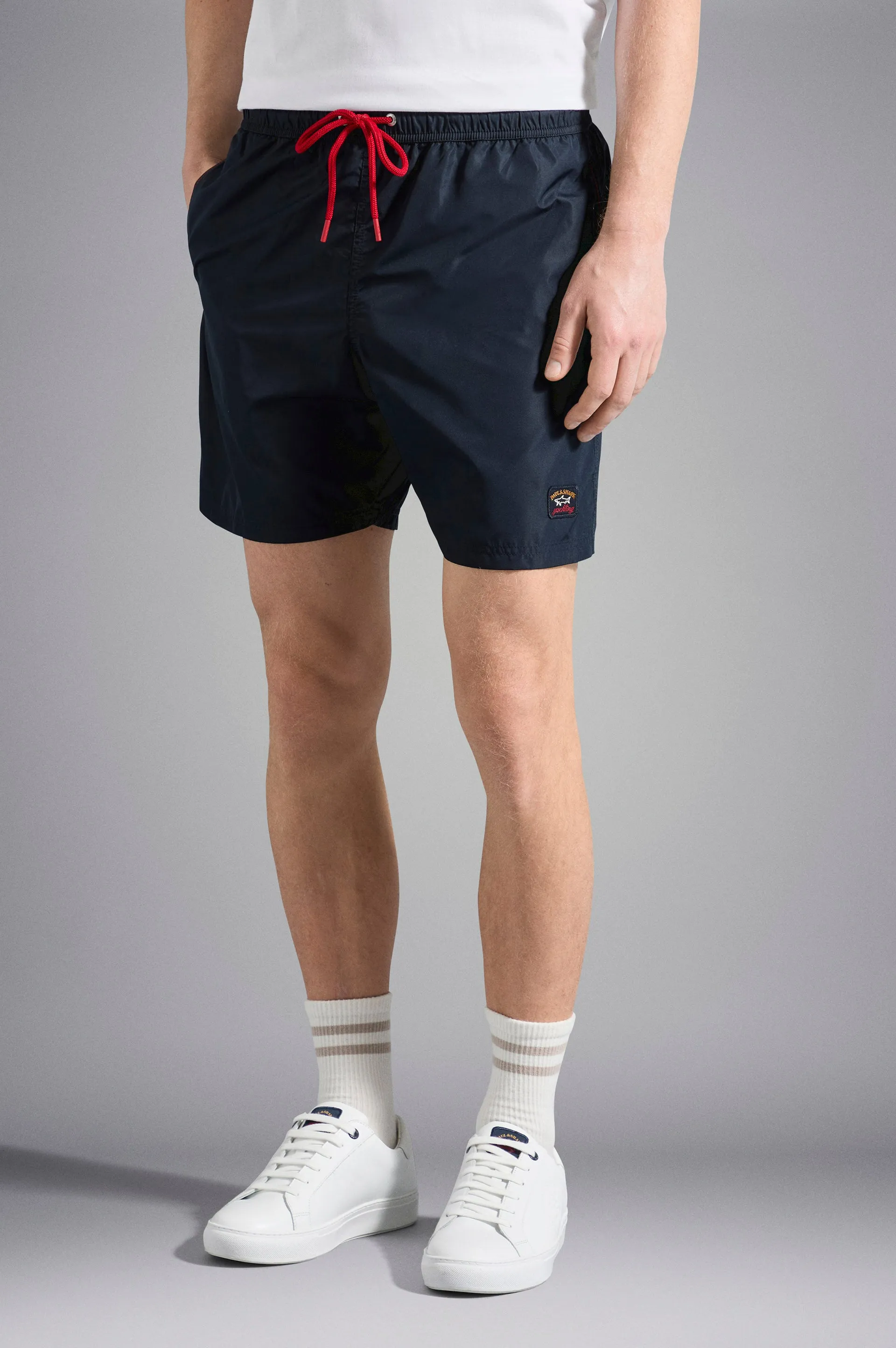 ID24304-Paul Shark Navy Beach Short Flatlock Seams