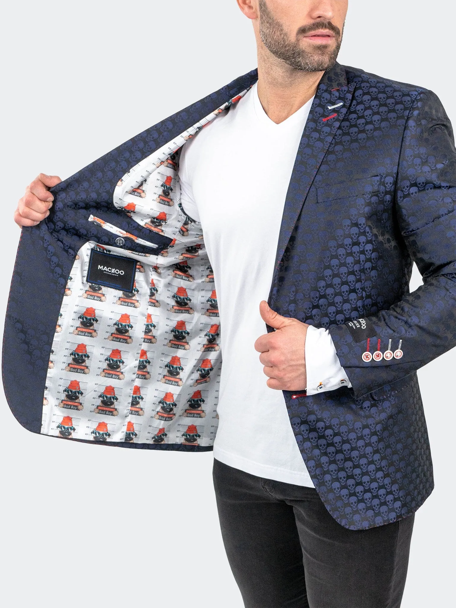 Comfortable Urban Piece Blazer Socrate Evo SkullPurple Black