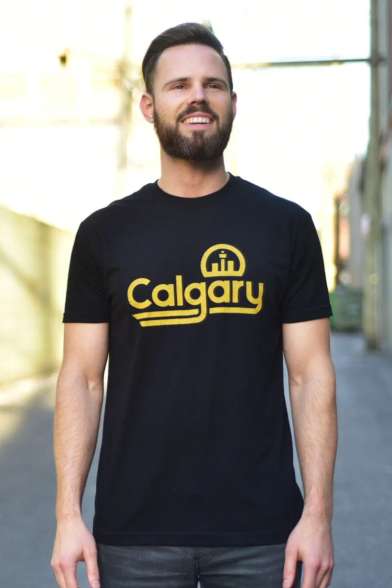 proper length High Density Weave Retro Calgary T-shirt