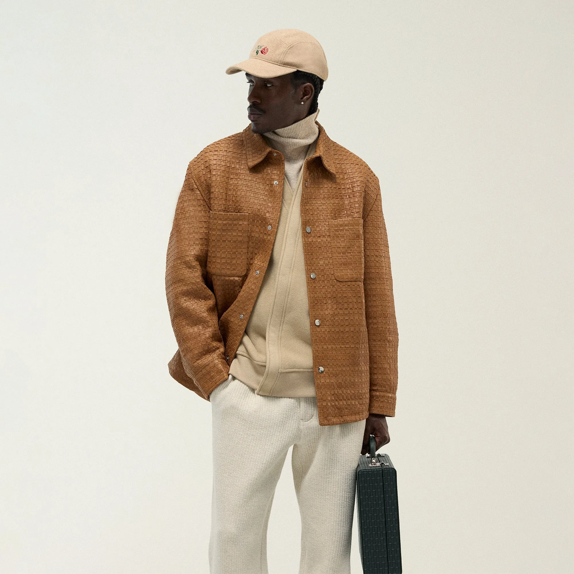 Low Bulk High Warmth &Kin Woven Leather Apollo II Shirt - Tool