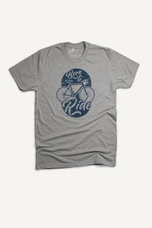 Non Fading Material Low Environmental Impact Born To Ride T-shirt (Mens)