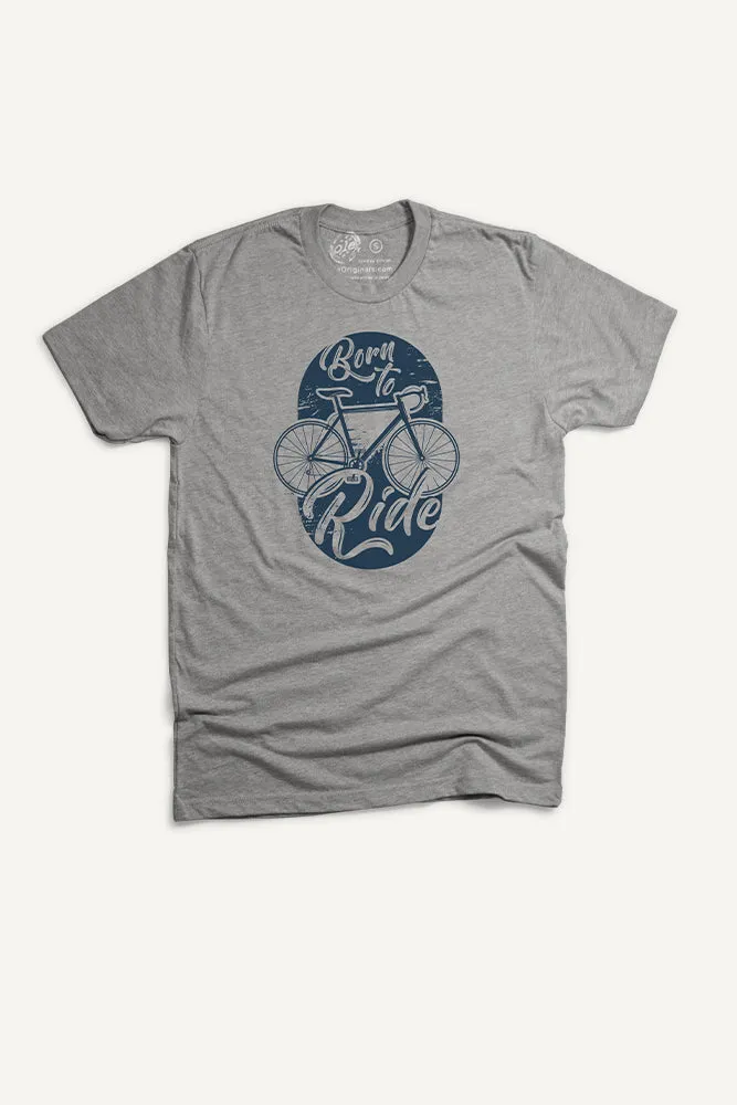 Non Fading Material Low Environmental Impact Born To Ride T-shirt (Mens)