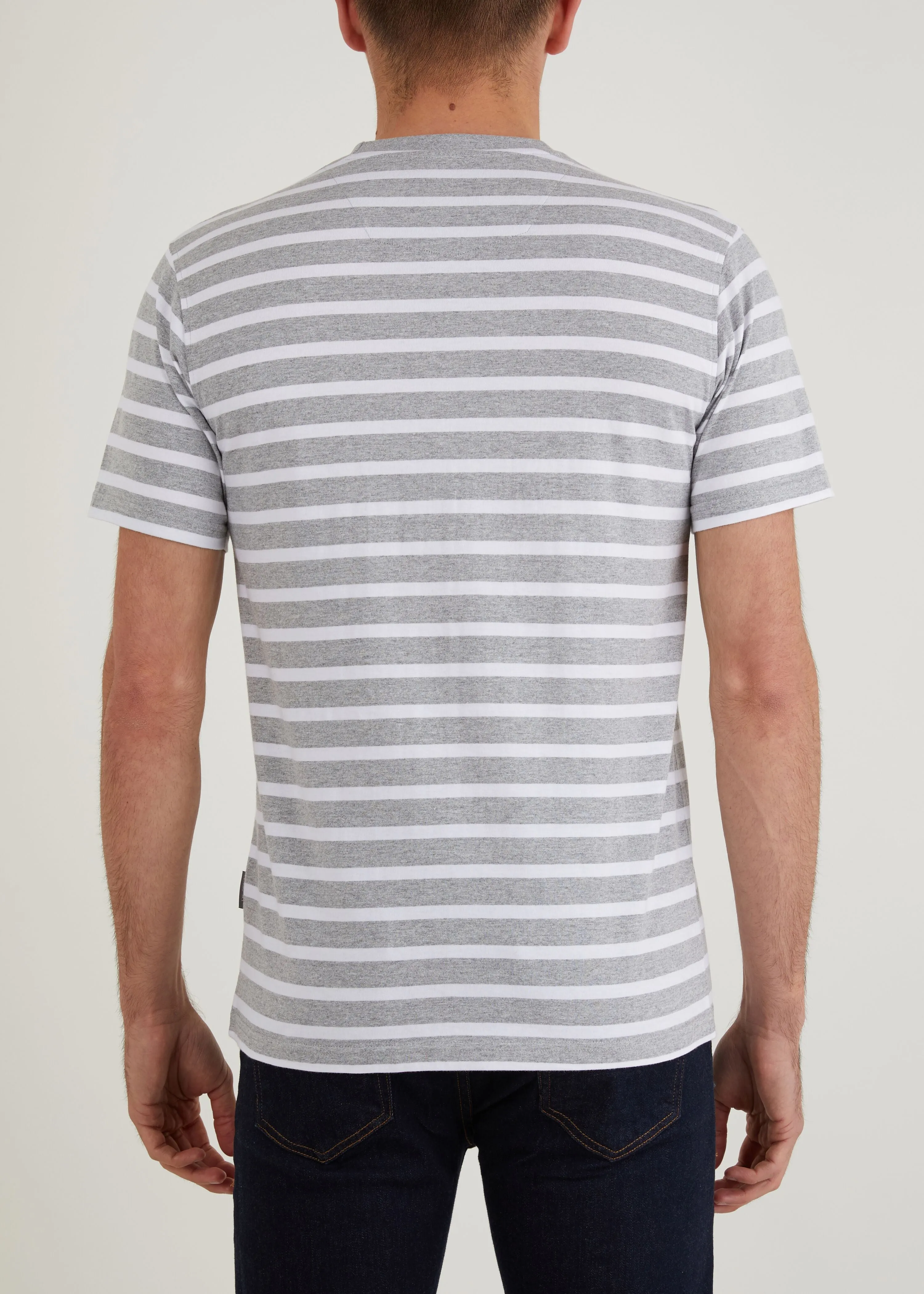Gibson T-Shirt - Grey Marl/White PillingResistant UVProtection Coating