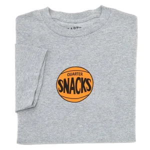 Simple and Light Sporty Layers Bball Logo S/S T-Shirt (Heather Grey) (S)