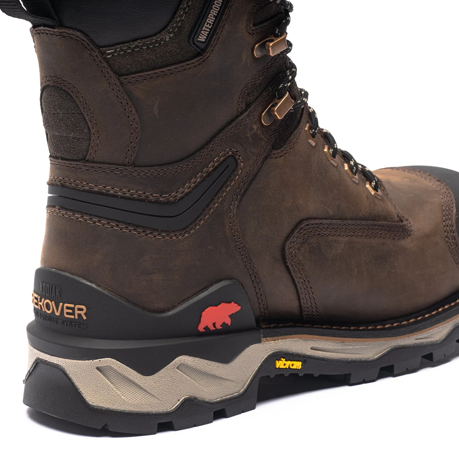 Waterproof City Walking Neragon Men's 8" Composite Toe Work Boots 1304DB