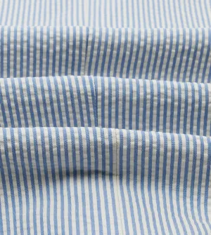 Seersucker Cotton Tailored Jacket UV Protective