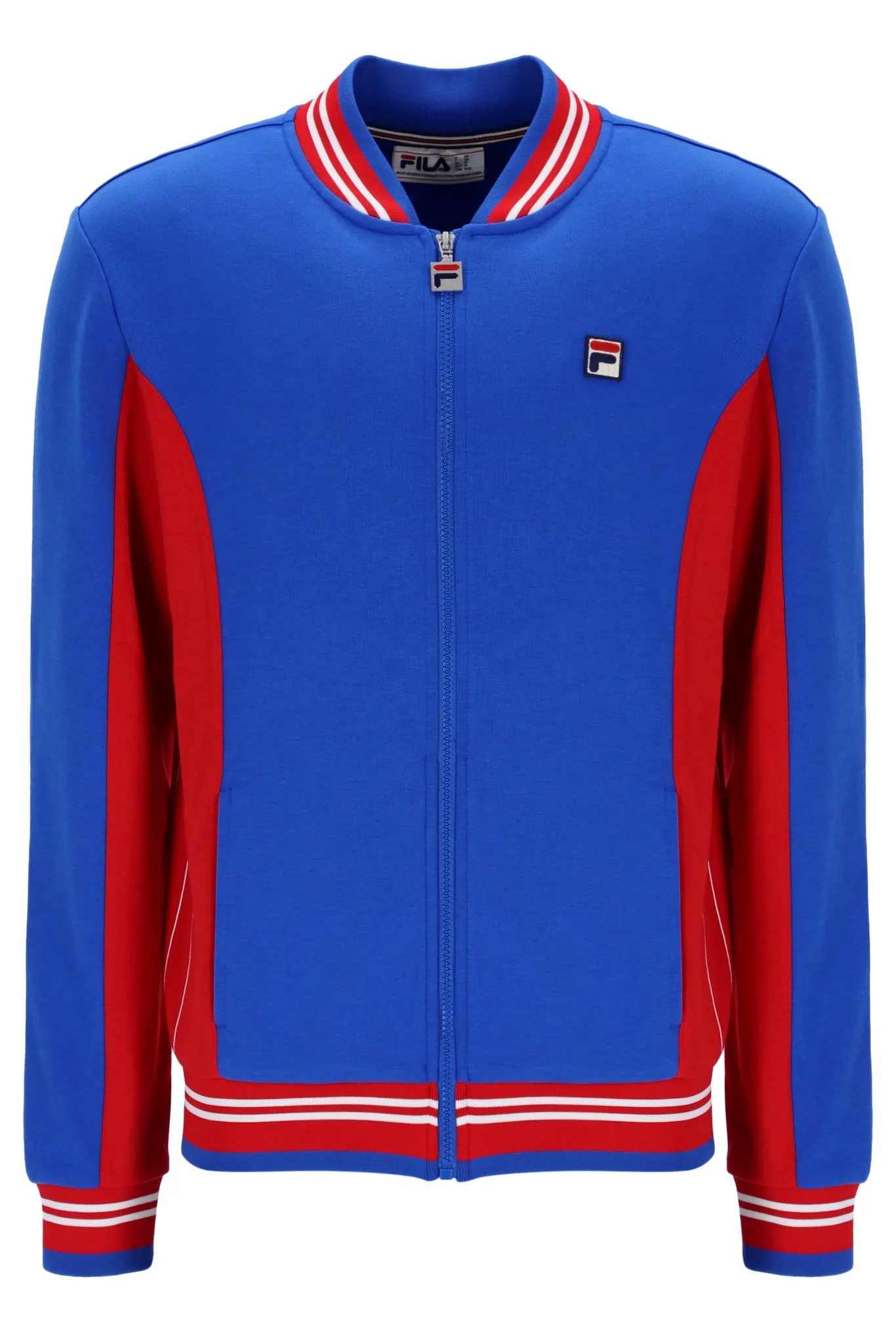 Fashion Layers Poplin Settanta Baseball Track Jacket