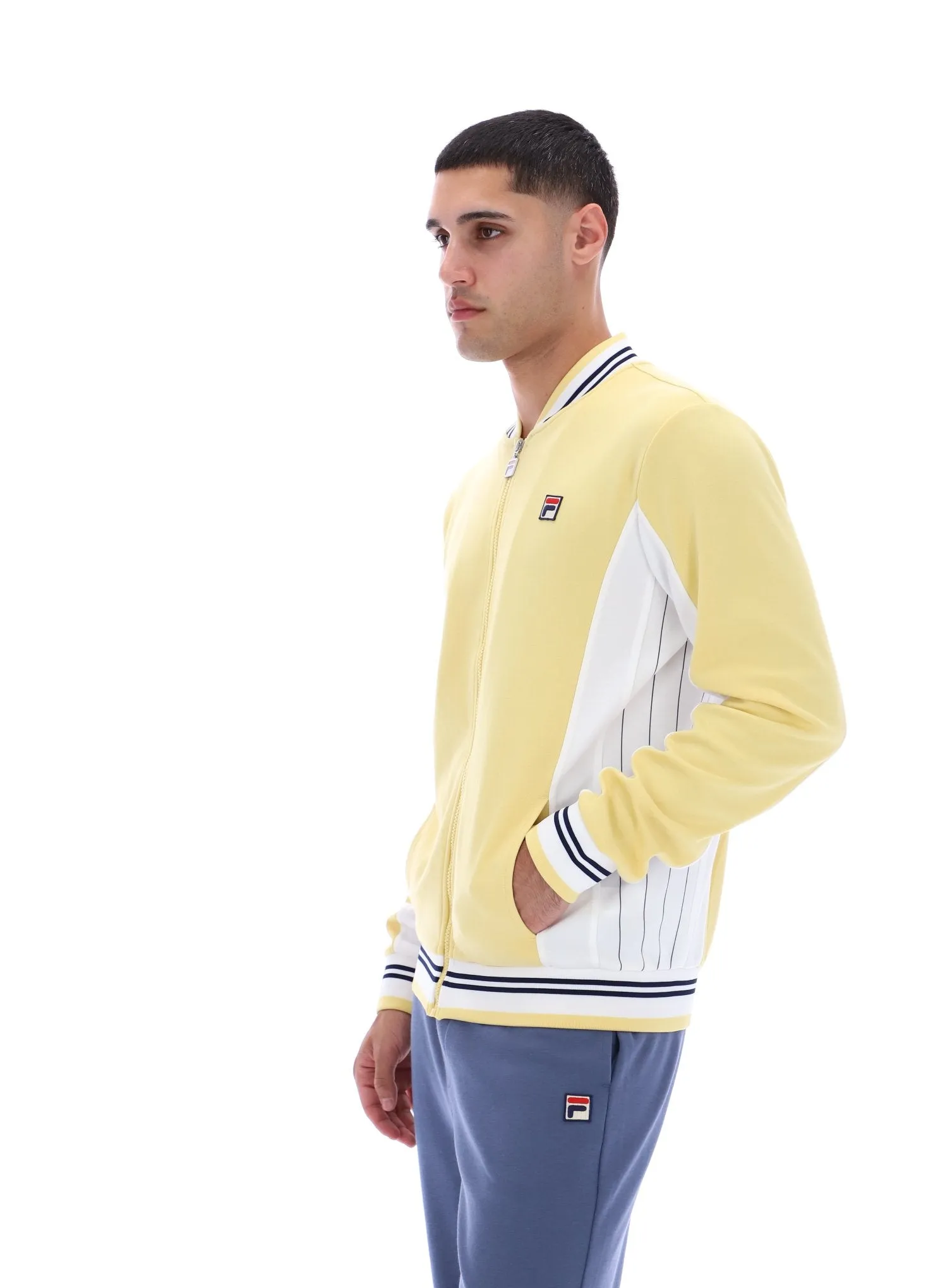 Settanta Baseball Track Jacket goes with jeans Weekend Minimal