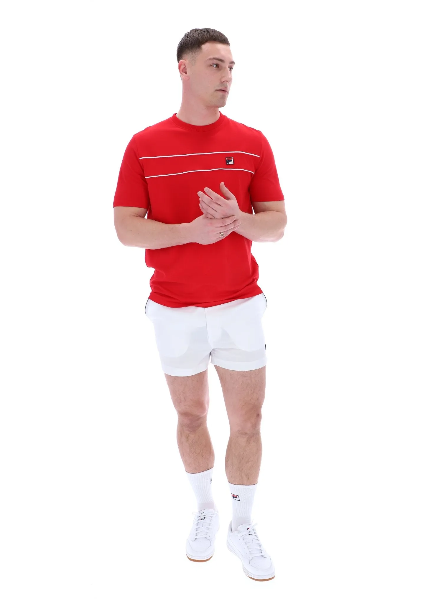 Fuzz Free Surface Williams Contrast Piping T-Shirt