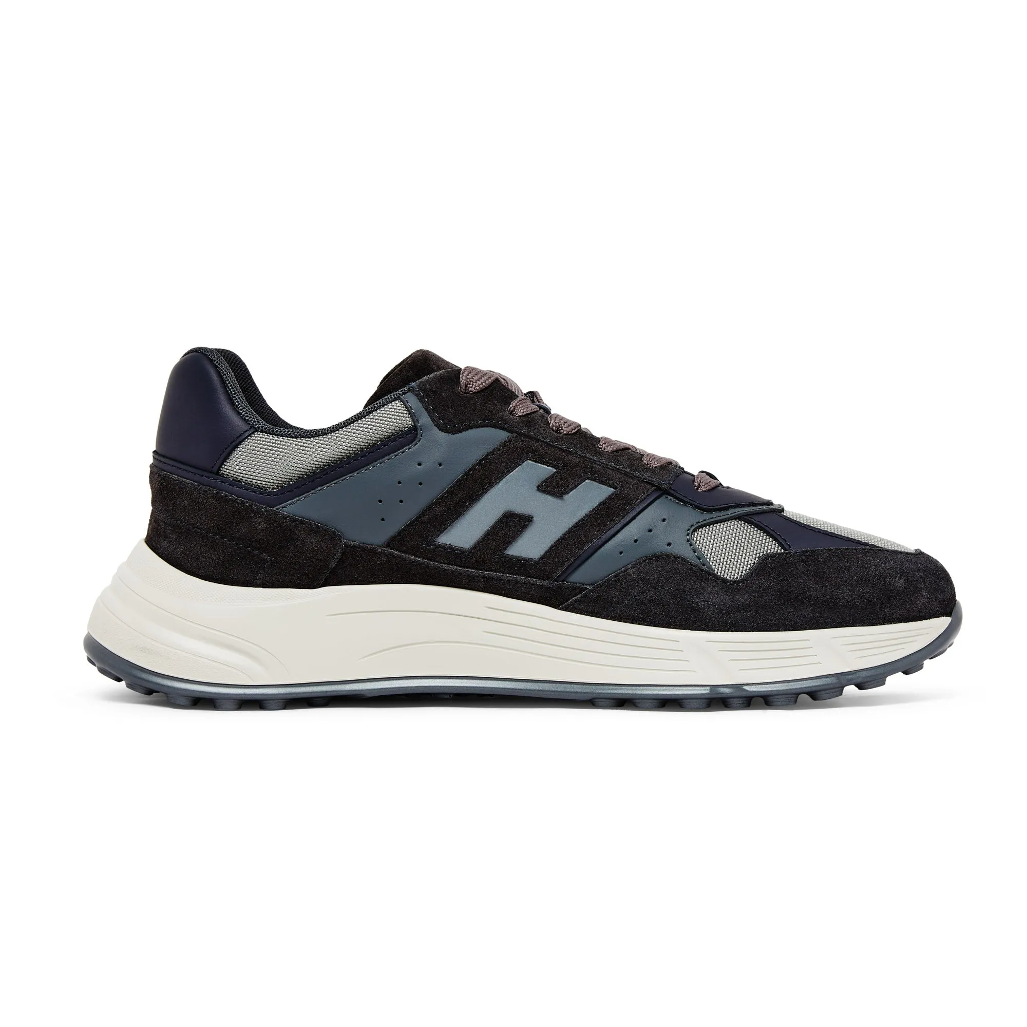 Sweat Resistant Comfort Seekers Hogan Hyperlight Runner (Grey / Blue)