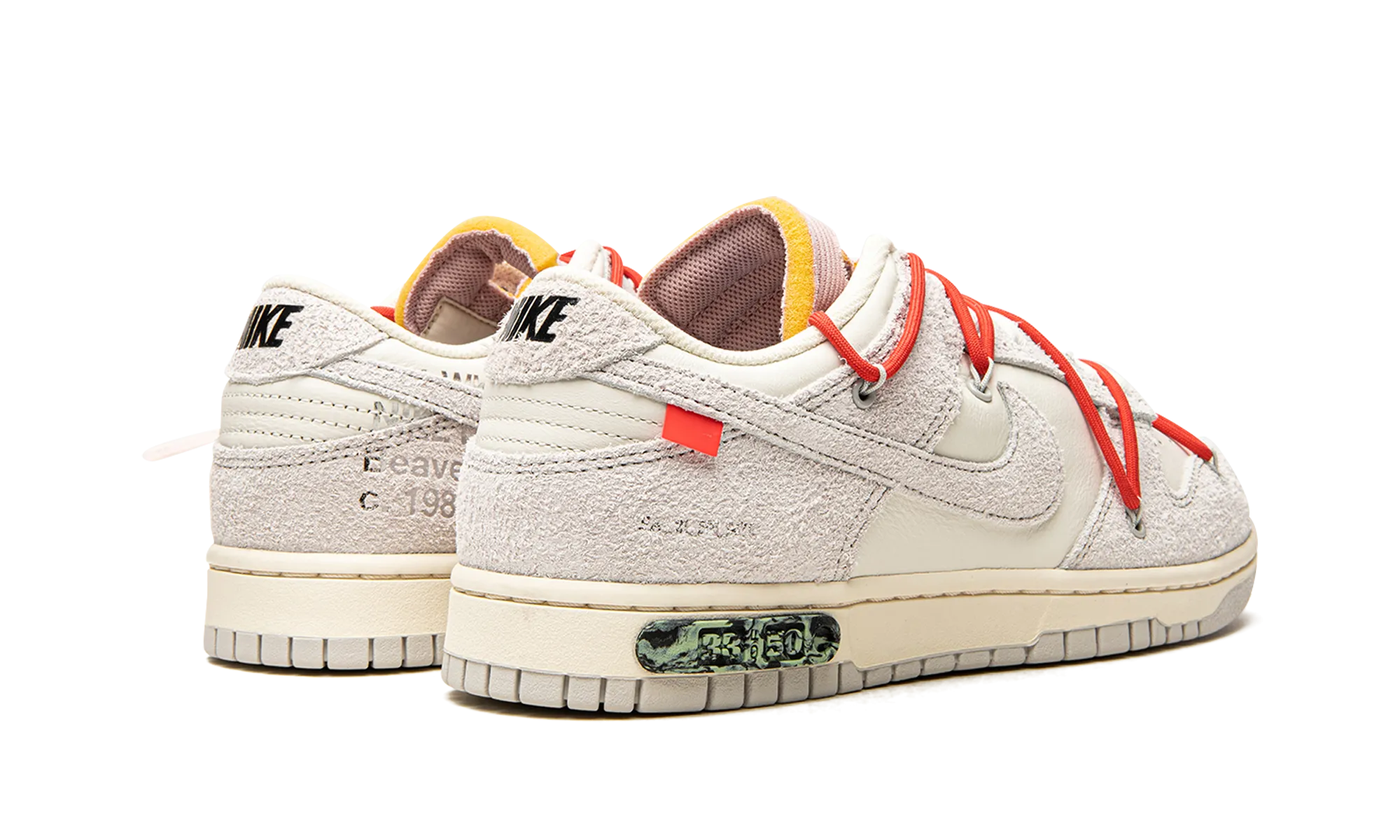 Dunk Low "Off-White - Lot 33" Light Midsole